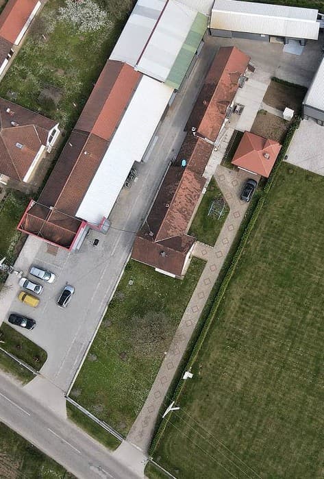 Pogled iz vazduha na Euroinox i okolinu